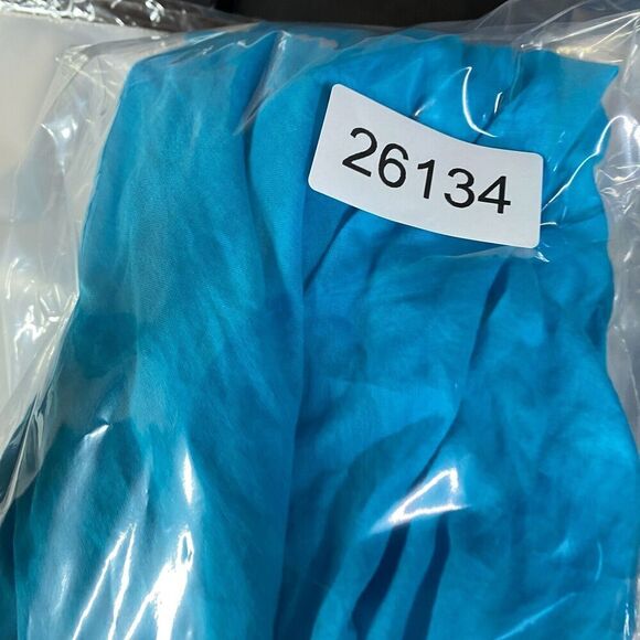 Sigrid Olsen Shirt Women L Large Blue Button Up Collared Long Sleeve Cotton - Picture 9 of 9